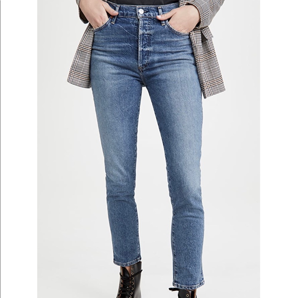 NWT Citizens of Humanity Olivia high rise slim ankle SOLO wash